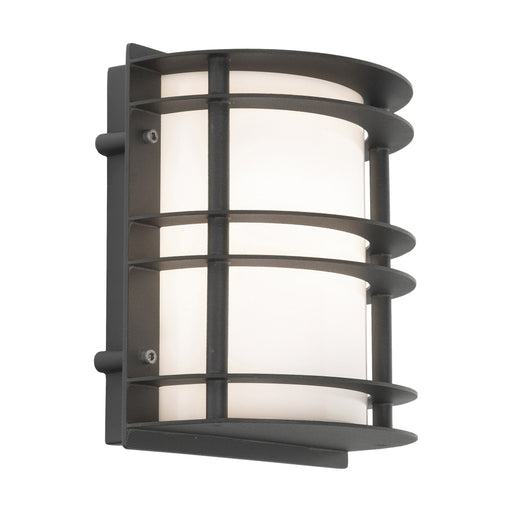 black outdoor wall light