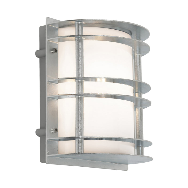 galvanised outdoor wall light