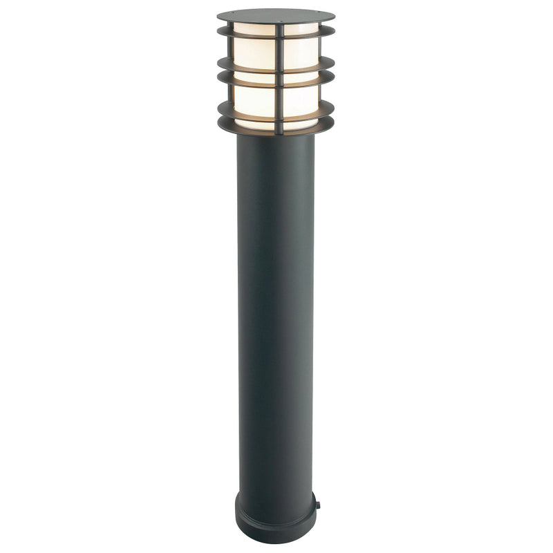 black bollard light
