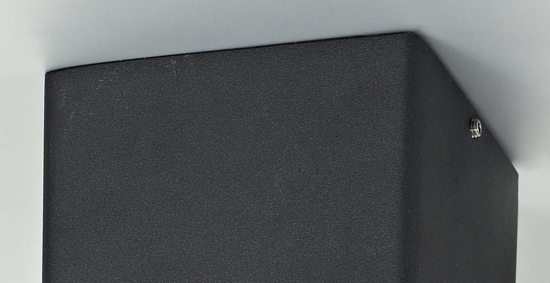 Deco Stom Adjustable Square Spotlight, 1 Light GU10, Sand Black • D0474