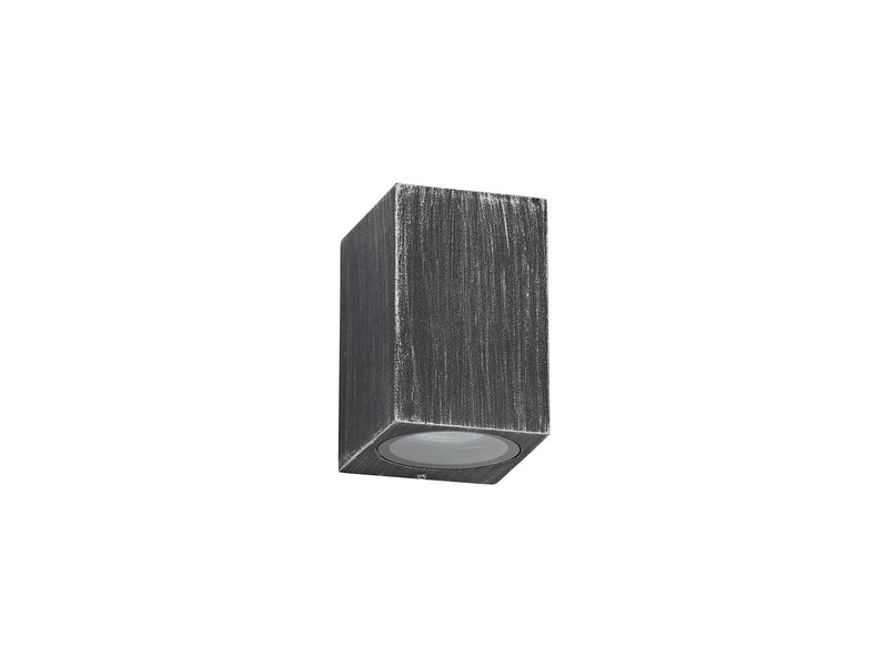 Regal Lighting SL-2074 1 Light Outdoor Wall Light Black And Silver IP54