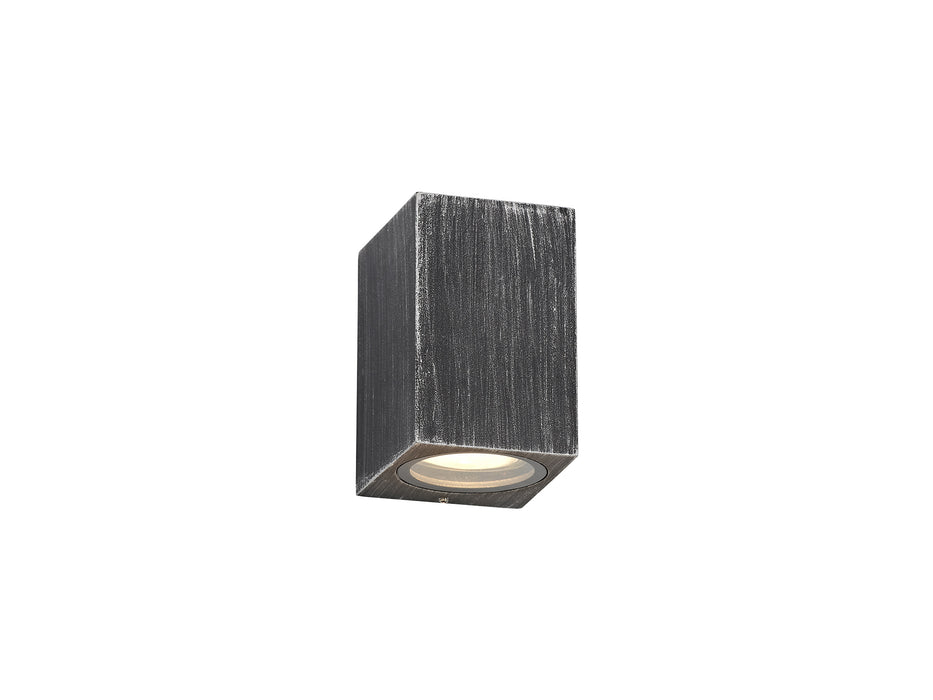 Regal Lighting SL-2074 1 Light Outdoor Wall Light Black And Silver IP54