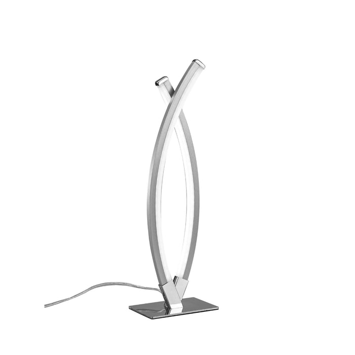 Mantra M5103 Surf Table Lamp 11W LED Satin Nickel/Polished Chrome 3000K, 784lm,, 3yrs Warranty • M5103