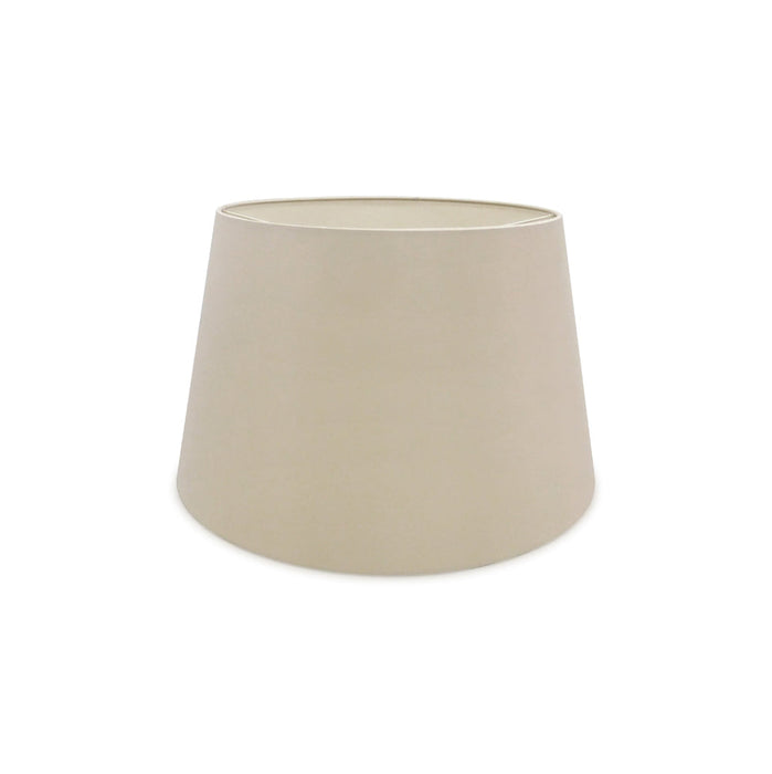Deco Sutton Dual Mount Round Empire, 350/450 x 280mm Dual Faux Silk Fabric Shade, Nude Beige/Moonlight • D0304