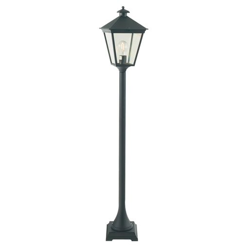 black outdoor wall light