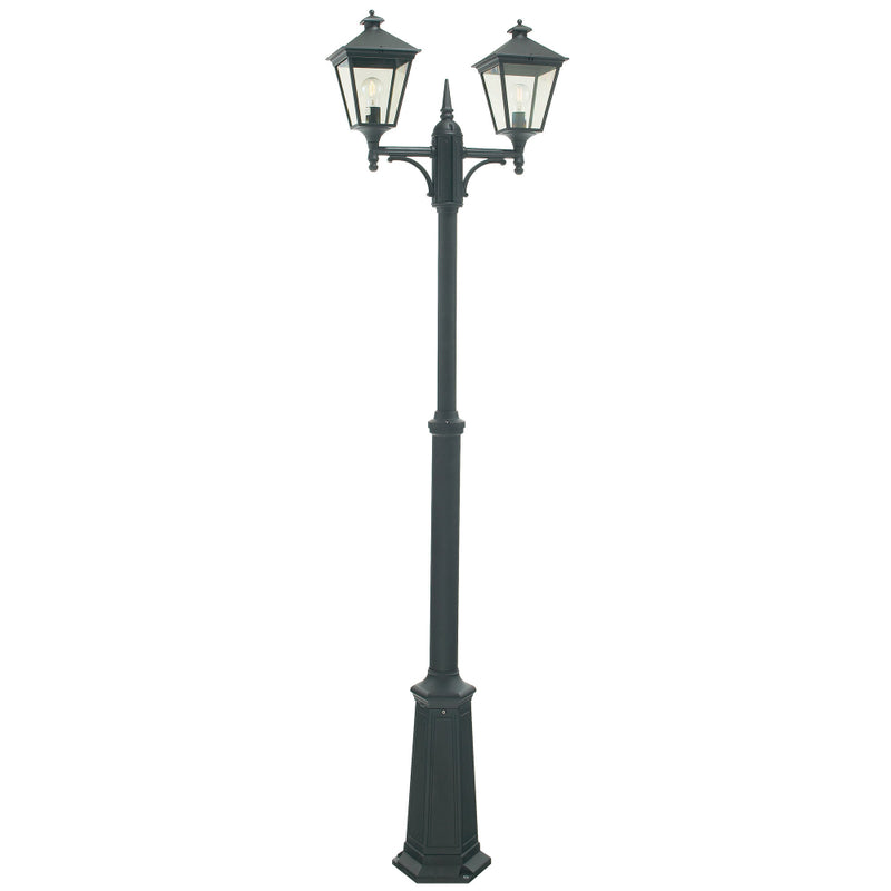 black outdoor wall light