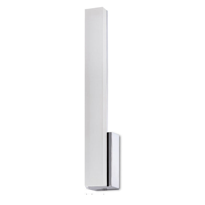Mantra M8265 Taccía Wall Lamp 5W LED Vertical 3000K IP44, 450lm, Polished Chrome/Frosted Acrylic, 3yrs Warranty • M8265