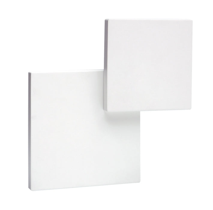 Mantra MC0141 Tahiti Wall Light Squares 5W LED 3000K Matt White, 285lm,, 3yrs Warranty • MC0141