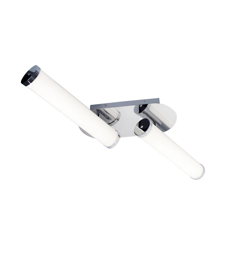 Regal lighting SL-2259 2 Light Flush LED Ceiling Light Polished Chrome IP44