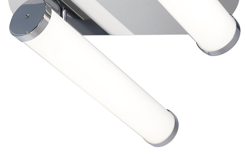 Regal lighting SL-2259 2 Light Flush LED Ceiling Light Polished Chrome IP44