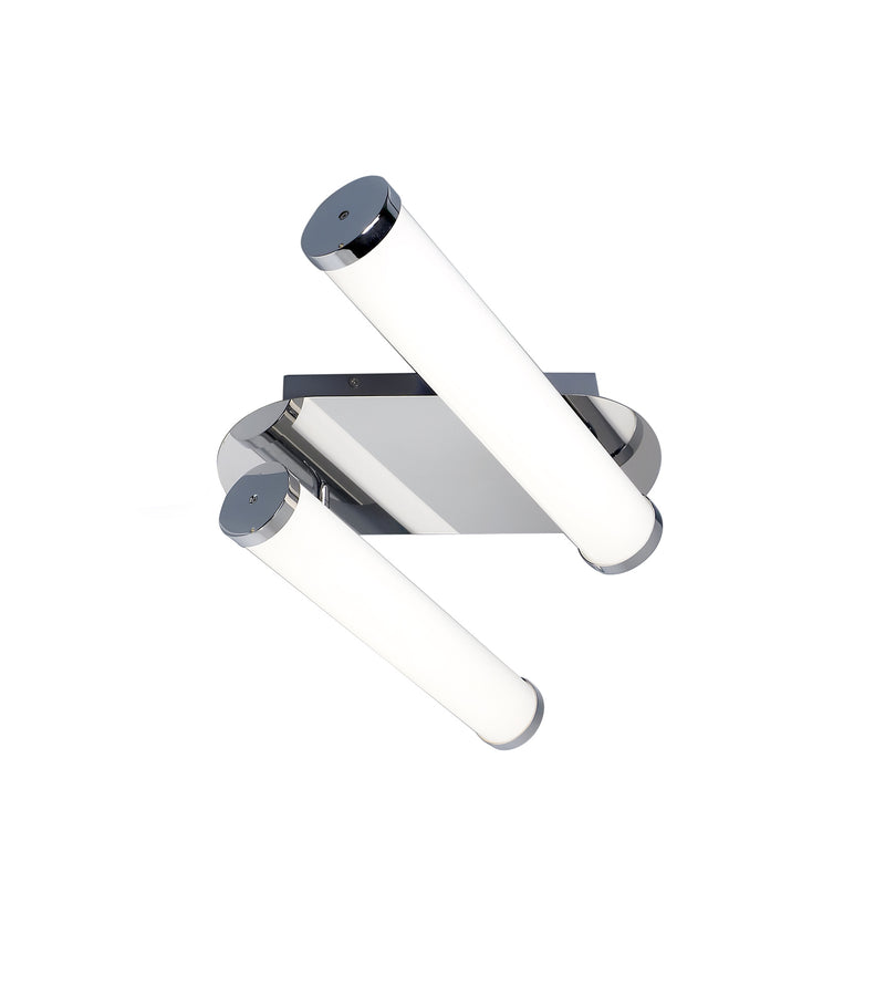 Regal lighting SL-2259 2 Light Flush LED Ceiling Light Polished Chrome IP44