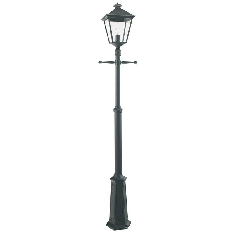 black outdoor wall light