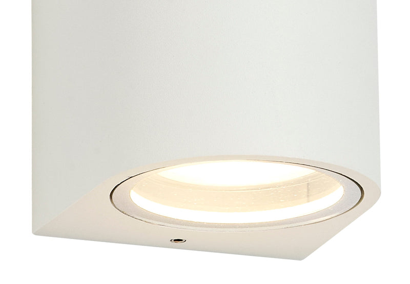 Deco Tomar Curved Wall Lamp, 1 x GU10, IP54, Sand White • D0596