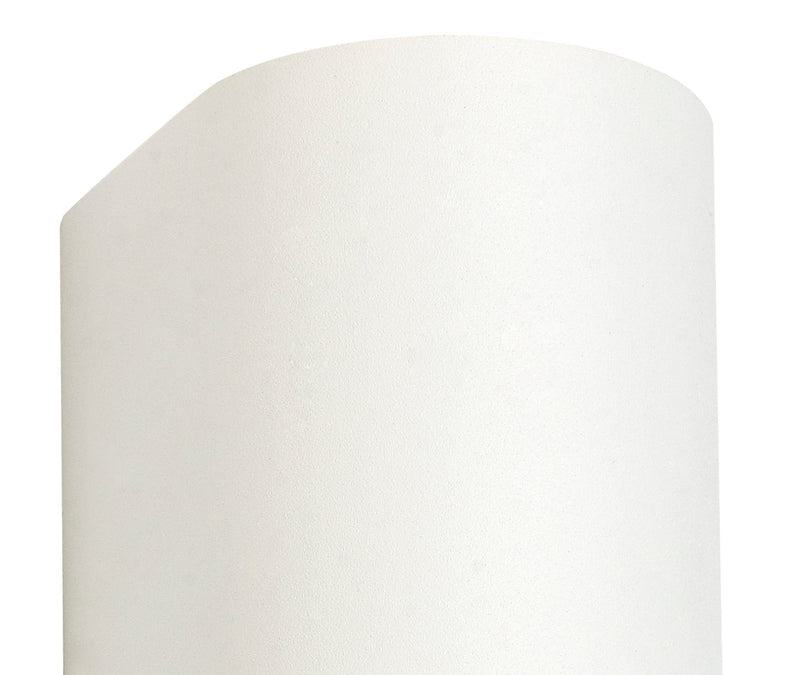Deco Tomar Curved Wall Lamp, 2 x GU10, IP54,Sand  White • D0597