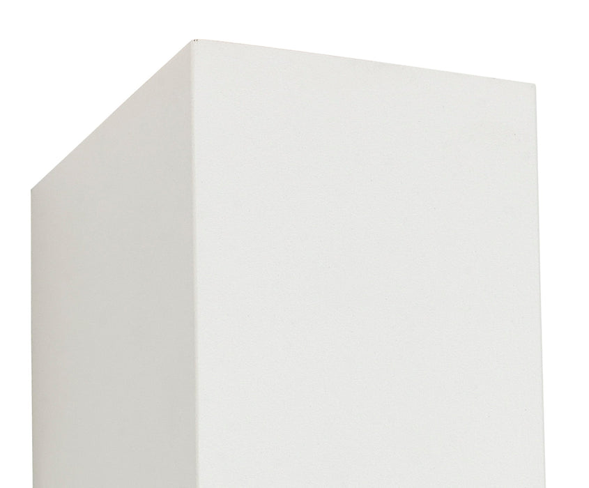 Deco Tomar Rectangle Wall Lamp, 2 x GU10, IP54, Sand White • D0599