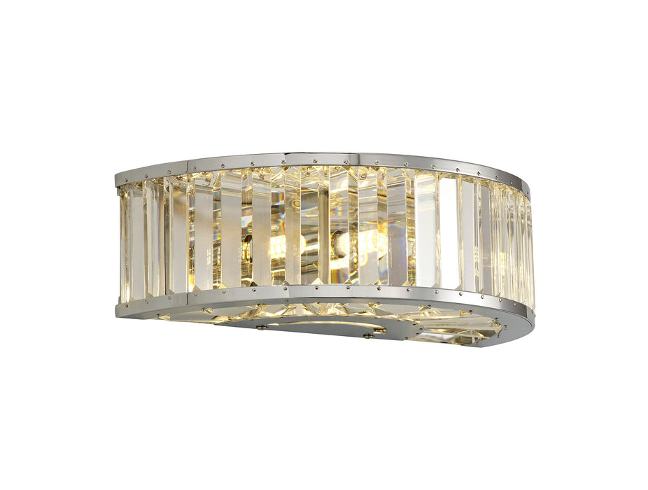 Diyas Torre Wall Lamp 3 Light G9 Polished Chrome/Crystal • IL30071