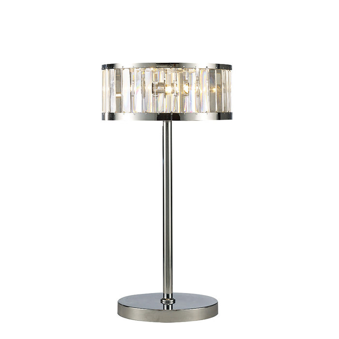 Diyas Torre Table Lamp 3 Light G9 Polished Chrome/Crystal • IL30176
