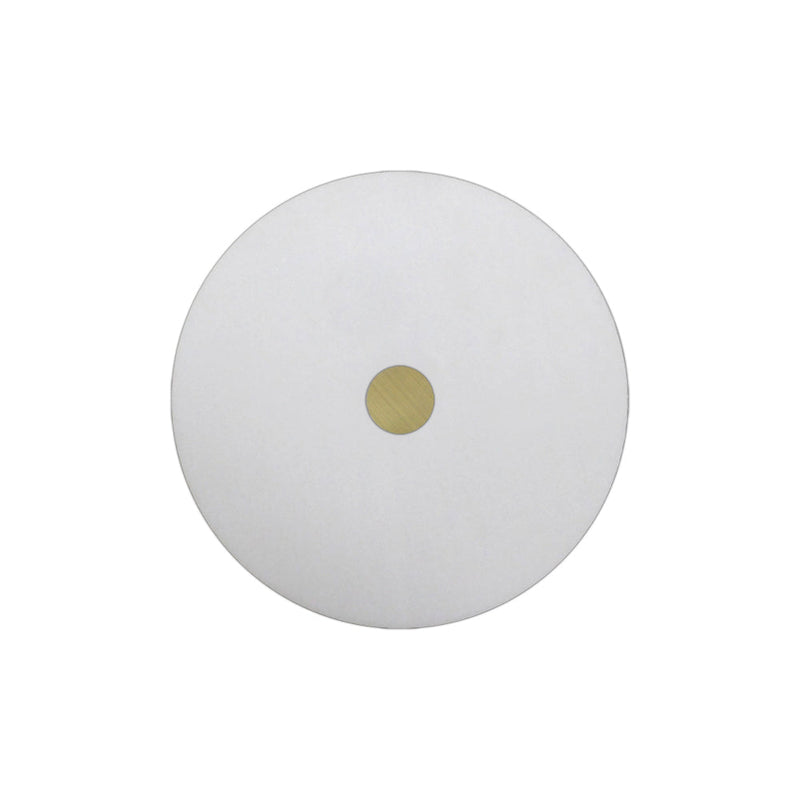 Deco Universal 400mm Frosted Acrylic Diffuser With Antique Brass Centre Detail • D0327