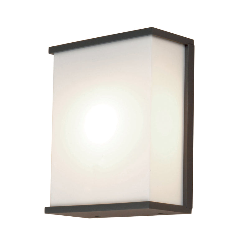 graphite outdoor wall light