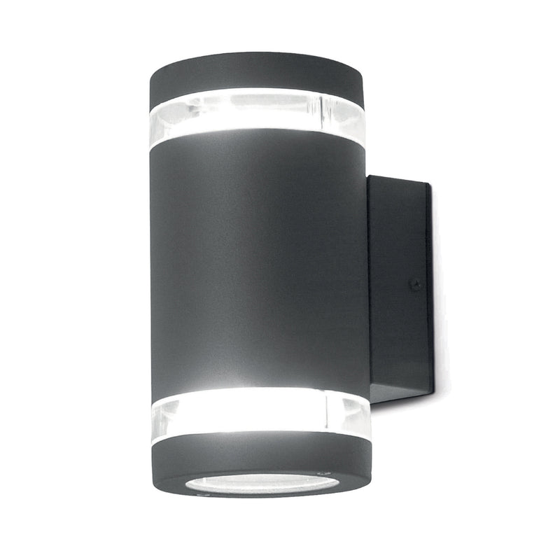 dark grey outdoor wall light