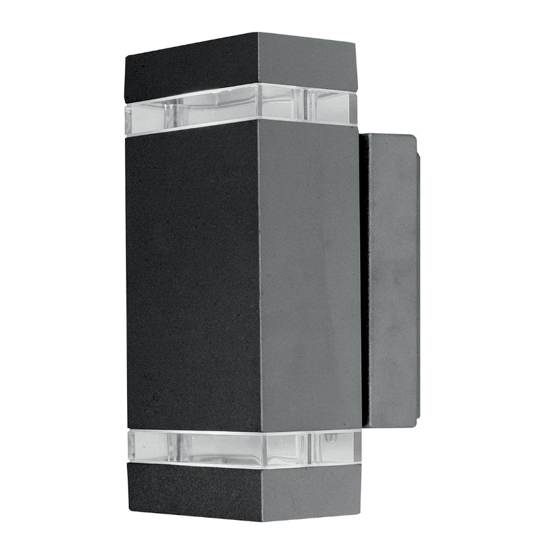 dark grey outdoor wall light