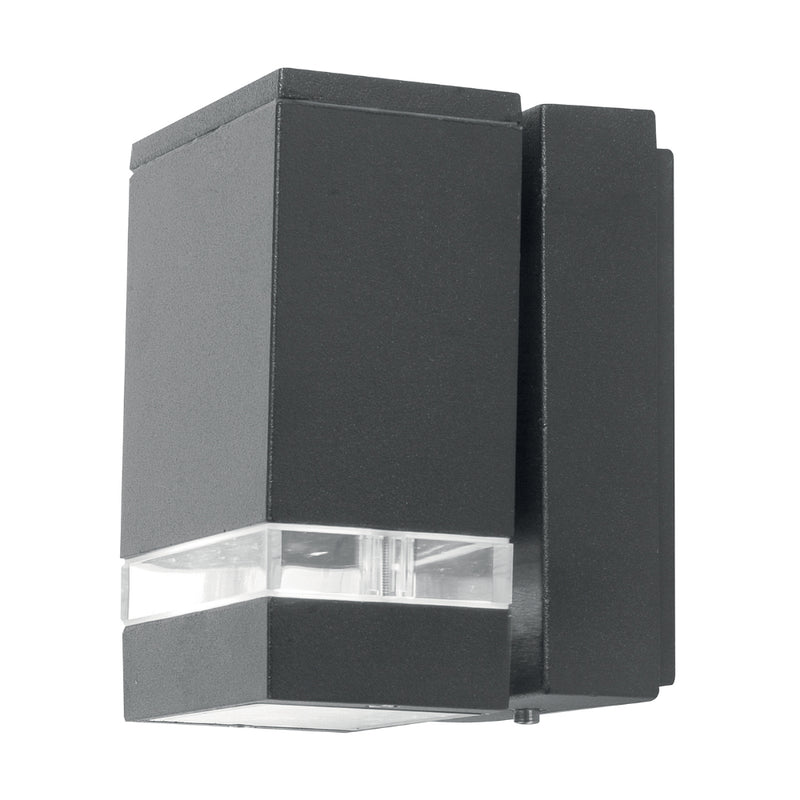 dark grey outdoor wall light