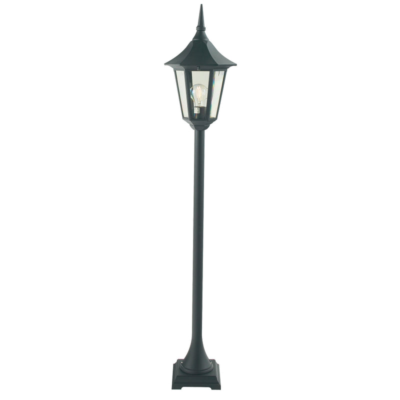 black outdoor wall light
