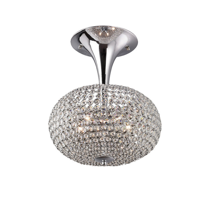 Diyas Vado Semi Ceiling 5 Light G9 Polished Chrome/Crystal • IL30416