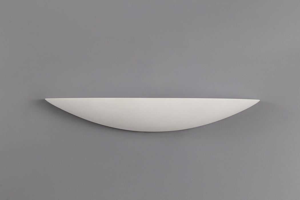 Deco Valerie Slim Sphere Wall Lamp, 2 x G9 (Max 25W), White Paintable Gypsum,, 1yr Warranty • D0515