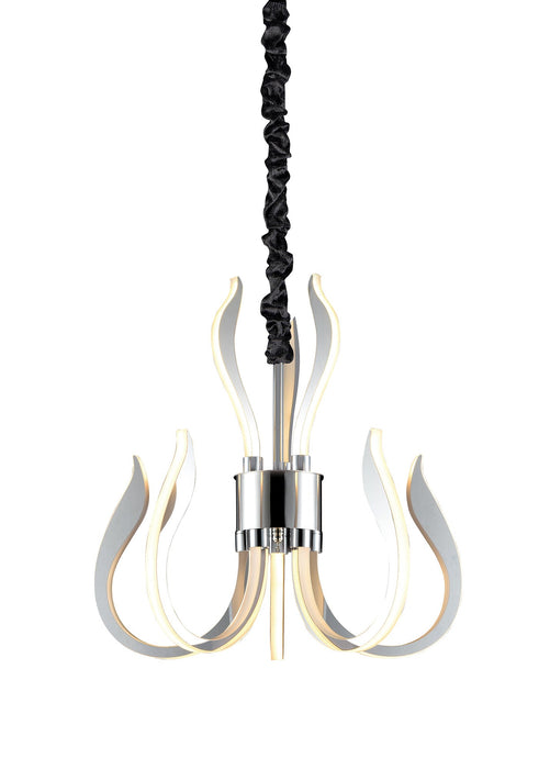 Mantra M5563 Versailles Ceiling LED Light 66W, 3166lm, 3000K Polished Chrome/White Acrylic, 3yrs Warranty • M5563