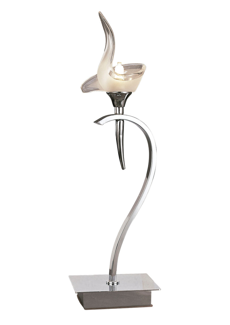Mantra M0329 Viena Table Lamp 1 Light G9, Polished Chrome • M0329