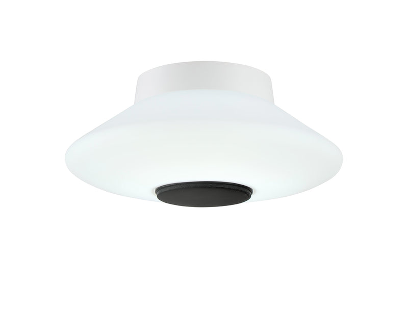 Regal lighting SL-1497 1 Light Flush LED Ceiling Light White With Bluetooth Speaker IP44