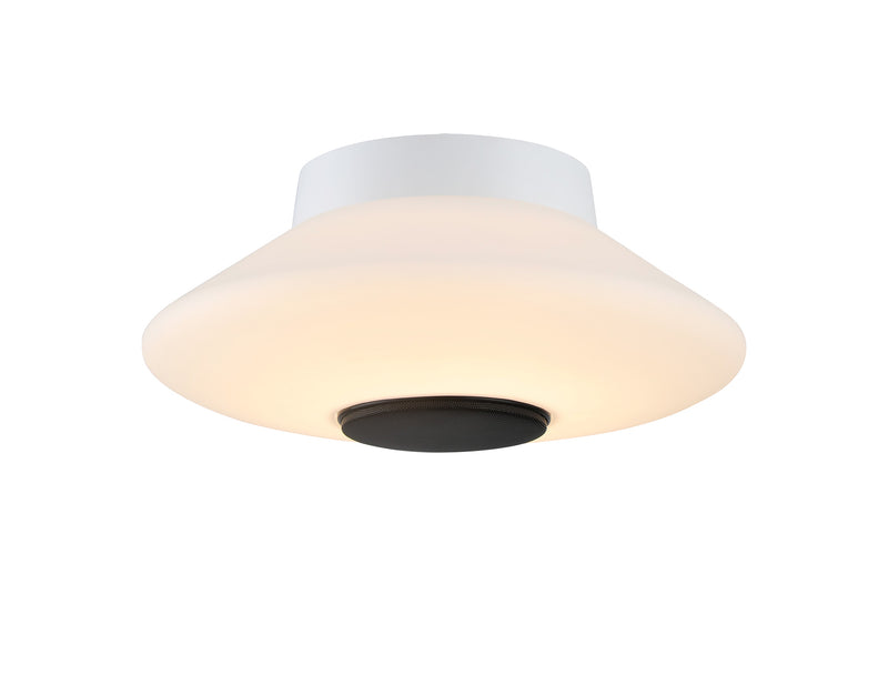 Regal lighting SL-1497 1 Light Flush LED Ceiling Light White With Bluetooth Speaker IP44