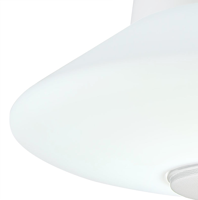 Regal lighting SL-1497 1 Light Flush LED Ceiling Light White With Bluetooth Speaker IP44