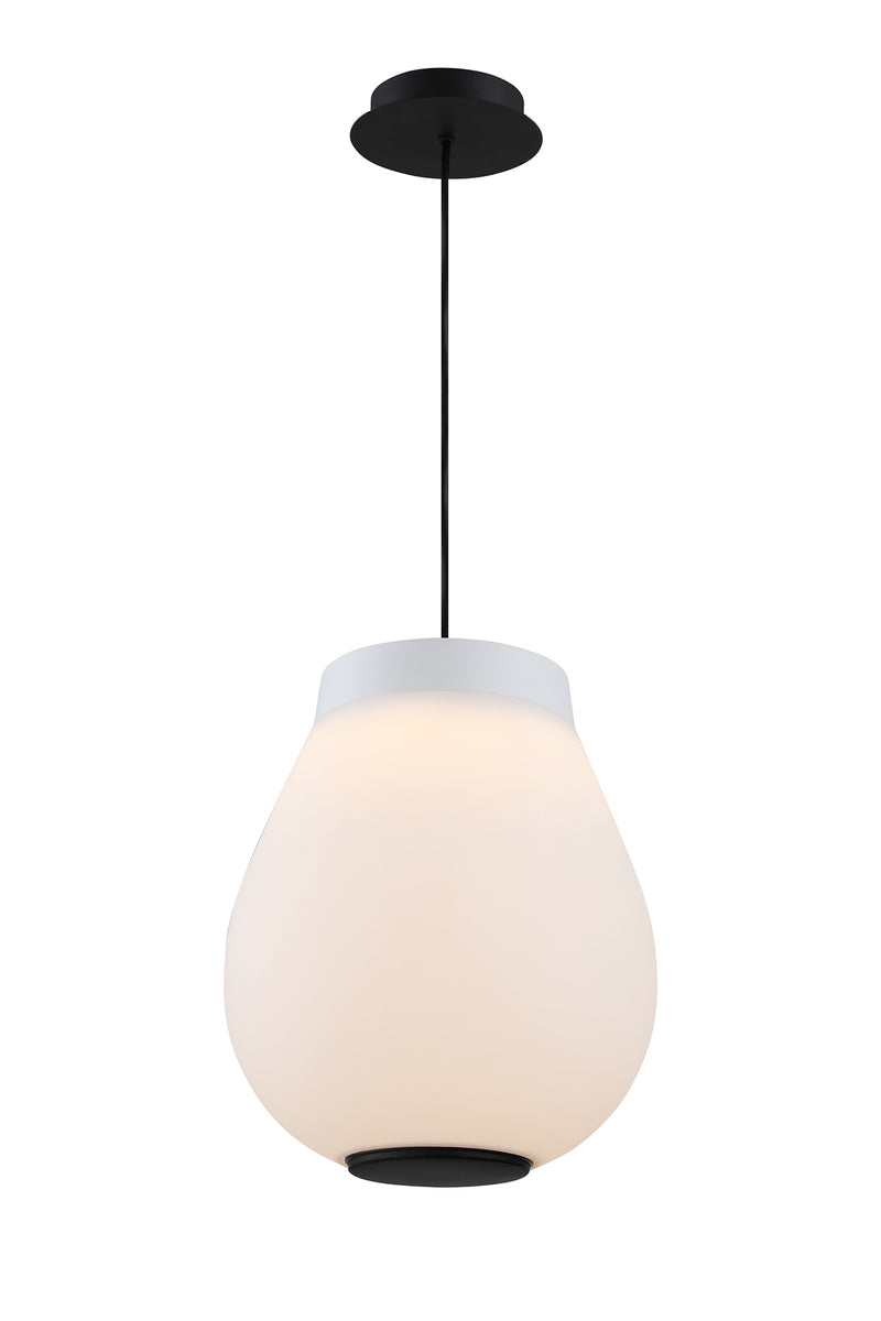 Regal lighting SL-1496 1 Light Pendant LED Ceiling Light White With Bluetooth Speaker IP44
