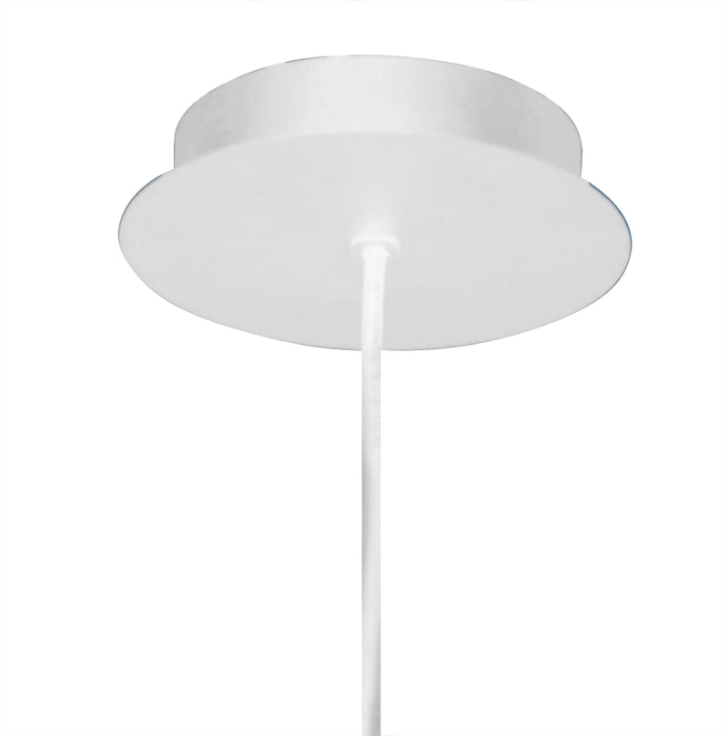 Regal lighting SL-1496 1 Light Pendant LED Ceiling Light White With Bluetooth Speaker IP44