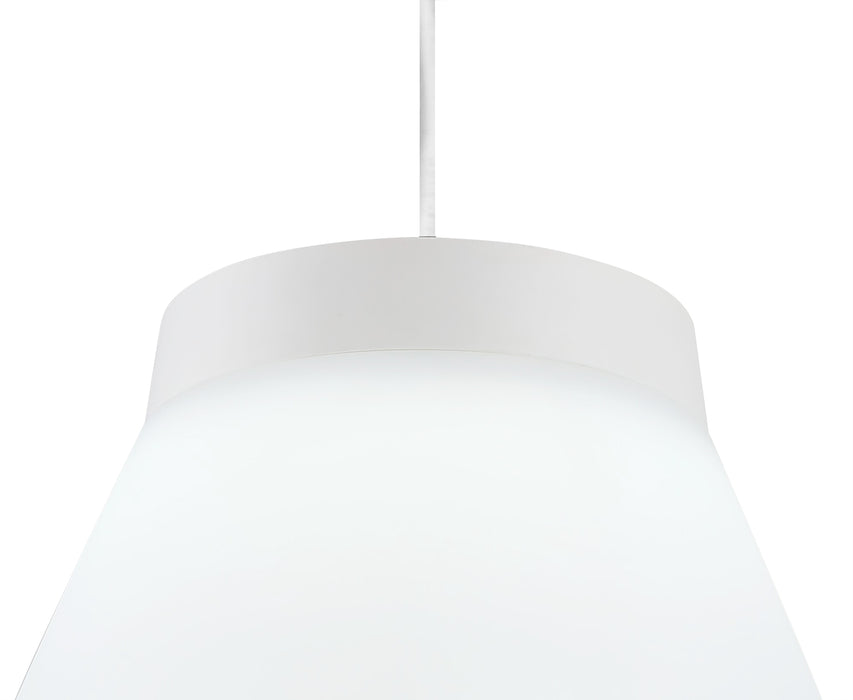 Regal lighting SL-1496 1 Light Pendant LED Ceiling Light White With Bluetooth Speaker IP44
