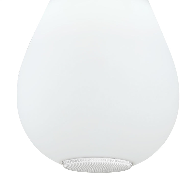 Regal lighting SL-1496 1 Light Pendant LED Ceiling Light White With Bluetooth Speaker IP44