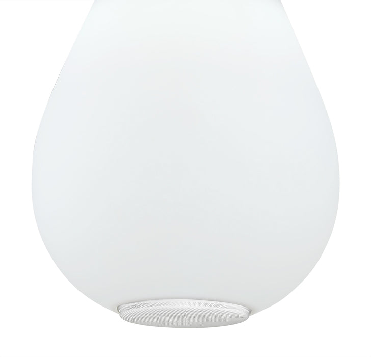 Regal lighting SL-1496 1 Light Pendant LED Ceiling Light White With Bluetooth Speaker IP44