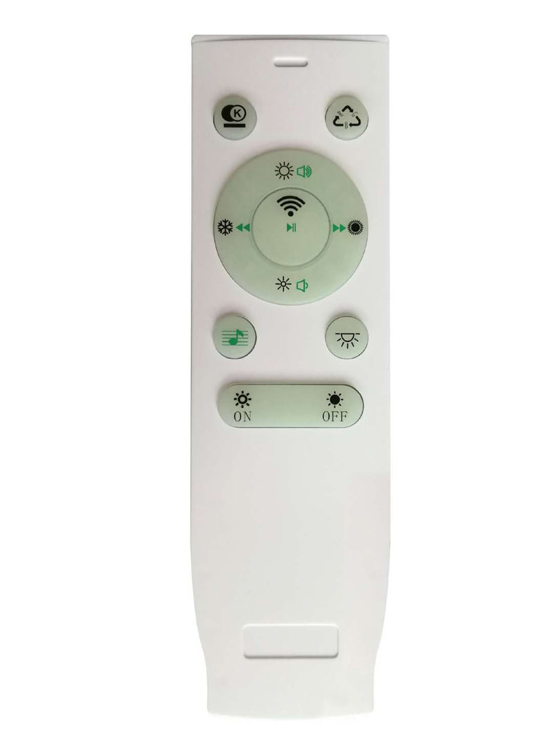 Regal lighting SL-1495 1 Light Pendant LED Ceiling Light White With Bluetooth Speaker IP44