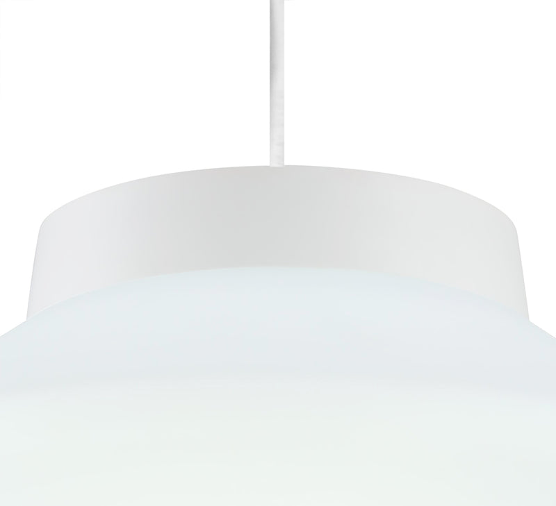 Regal lighting SL-1495 1 Light Pendant LED Ceiling Light White With Bluetooth Speaker IP44