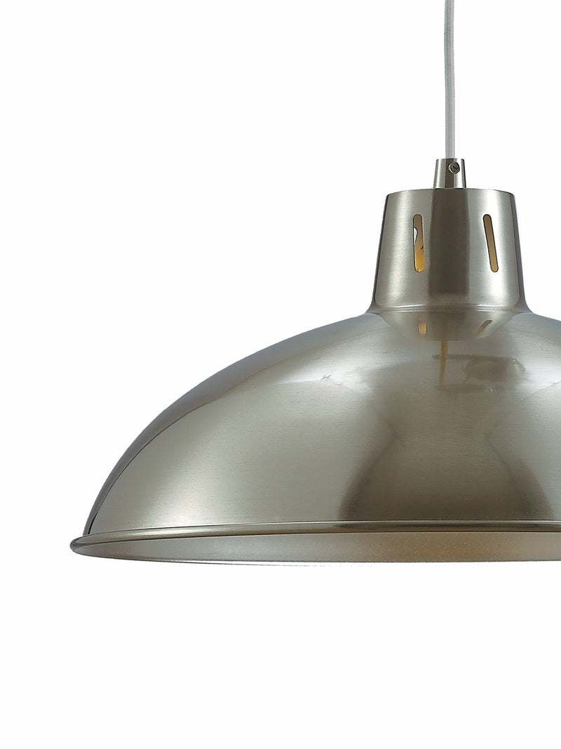 Deco Wellington Pulley System Pendant 1 Light E27 Satin Nickel • D0148