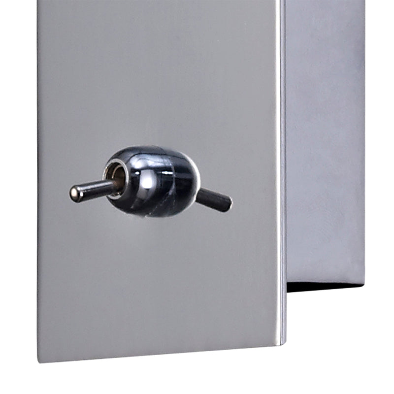 Deco Winslow 3W LED Oval Head Wall Lamp With Flexible Arm, Beam 45 Deg, Switch On Base, Polished Chrome, 3yrs Warranty • D0182