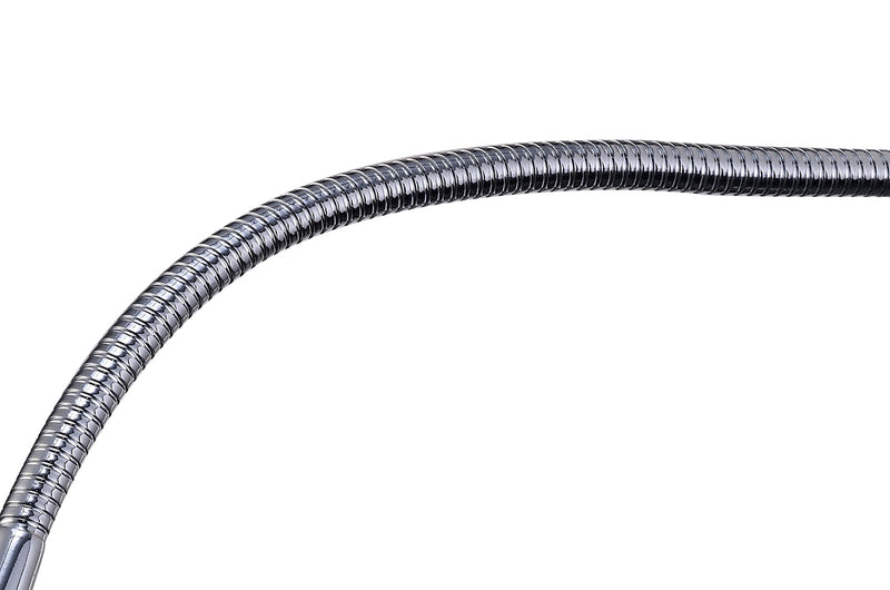 Deco Winslow 3W LED Oval Head Wall Lamp With Flexible Arm, Beam 45 Deg, Switch On Base, Polished Chrome, 3yrs Warranty • D0182