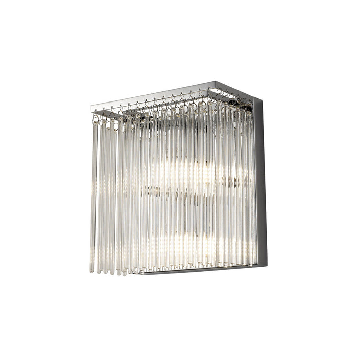 Diyas Zanthe Wall Lamp 2 Light G9 Polished Chrome/Clear Glass • IL30011/G9