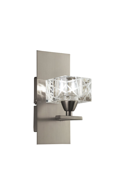 Mantra M1446SN/S Zen Wall Lamp Switched 1 Light G9, Satin Nickel • M1446SN/S