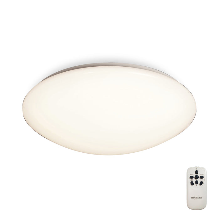 Mantra M3673 Zero Ceiling 55W LED With Remote Control 2700-6500K, 3800lm, White Acrylic, 3yrs Warranty • M3673